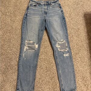 American Eagle Light Blue Distressed Jeans